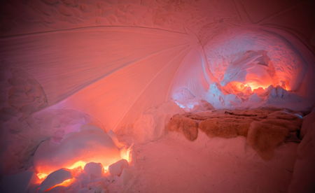Accommodation in Themed Suite at Sorrisniva Igloo Hotel