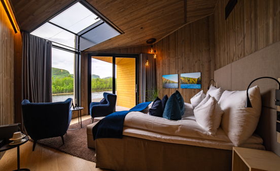 Overnatting i Arctic Wilderness Lodge for to - Sommer
