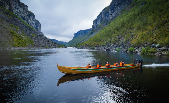 Elvebåt opplevelse til Alta Canyon