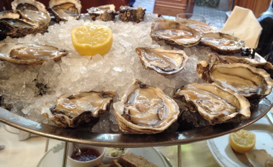 Østers og champagne!
