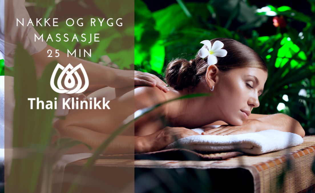 Massasje Nakke/rygg 25 min
